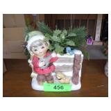 VINTAGE NAPCOWARE CHRISTMAS PLANTER