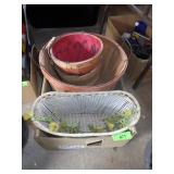 VINTAGE BICYCLE / BIKE BASKET, APPLE BASKETS