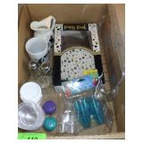 PARTY PACK, S&P SHAKERS, COW MUG, PLASTIC SERVING>