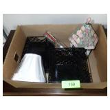 METAL DESK ORGANIZERS, PAINTED BIRD FEEDER, SCALP>