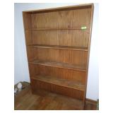 OAK BOOKSHELF (WAS A BUILT IN - SEE PICS) **BRING>