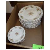 VTG JOHANN HAVILAND BAVARIA CHINA DINNER PLATES &>