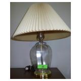 GLASS LAMP 20" TO FINIAL TOP