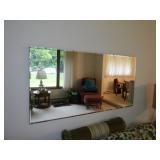 VINTAGE BEVELED MIRROR  60 x 30