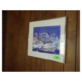 SIGNED CORLEY ? WATERCOLOR  18 x 15