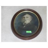 ANTIQUE HAND COLORED PORTRAIT 17 x 21