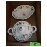 VTG JOHANN HAVILAND BAVARIA CHINA TUREEN & BOWLS