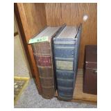 2 VINTAGE BIBLES  (1) 1849