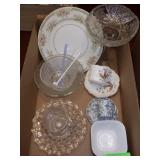 VINTAGE CUPS & SAUCERS, PEDESTAL COMPOTE, BOWLS>>>