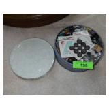 TIN OF VINTAGE & NEWER BUTTONS