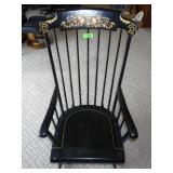 VINTAGE NICHOLS & STONE STENCILED ROCKING CHAIR