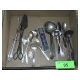 VINTAGE SILVERPLATE, SOUVENIR SPOONS, FLATWARE