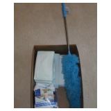 PUPPY TRAINING PADS, TELESCOPING DUSTER