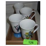 VINTAGE FRED ROBERTS FOOTED IRISH COFFEE MUGS