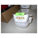 VTG CORNING WARE PETITE CASSEROLE DISHES (1 SPICE