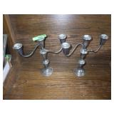 VTG REED & BARTON STERLING SILVER CANDLESTICKS >>>