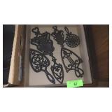 ASST. VINTAGE CAST IRON TRIVITS