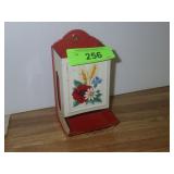 VINTAGE TIN MATCH HOLDER