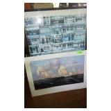 1994 WILLIAM TORGERSON PRINT 28 x 20, DUBLIN PUB>>