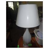 CERAMIC LAMP W/ ACRYLIC BASE 30' TO FINIAL TOP