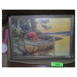 VINTAGE HUNTING / FISHING PRINTS 14 1/2 x 10 1/2