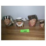 3 VTG ROYAL DOULTON TOBY MUGS, THORLEY TOBY MUG