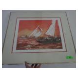 PAUL GHEYGAN FRAMED PRINT 49/200