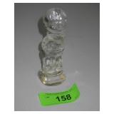 VTG FENTON PAPERWEIGHT - BOY W/ FLOWERS BEHIND>>>>