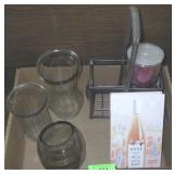 WINE BOTTLE HOLDER, WINE BOOK, VASES, PLASTIC >>>>