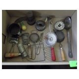 VINTAGE KITCHEN UTENSILS, COTTOLENE BISCUIT CUTTER