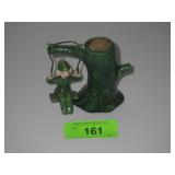 VTG TREASURE CRAFT CERAMIC PIXIE ELF ON SWING