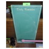 VINTAGE MASONITE CHALKBOARD 12 x 24