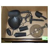 ASST. VINTAGE KITCHENWARE (MOST PAINTED BLACK)