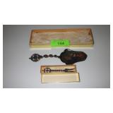 VINTAGE SILVERPLATE SERVING SPOON & KING CROSS>>>