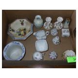 VINTAGE NIPPON NUT DISHES, TILSO CANDLE HOLDERS>>>