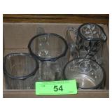VINTAGE SILVER OVERLAYCREAMERS & SUGAR BOWL