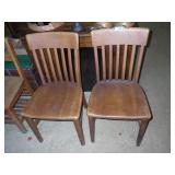 VINTAGE OAK 'OFFICE SPECIALTY' DESK CHAIRS