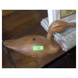 WOODEN GOOSE DECOY 18'