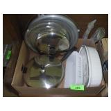 VINTAGE FIRE KING LOAF PAN, CORNING CASSEROLE>>>