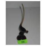 VINTAGE VIKING GLASS EPIC LONG TAIL BIRD 10 1/2>>>