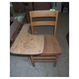 VINTAGE SCHOOL DESK CHAIR
