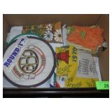 VINTAGE DISH TOWELS, HOT PADS, WASH CLOTHS