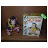 VINTAGE B.O. MUSICAL JOLLY CHIMP (SEE PICS FOR >>>