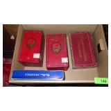 VINTAGE CIGAR BOXES (2 WOODEN)