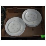 VTG ROYAL CHINA STAR GLOW PLATES (SOME W/ CHIPS)