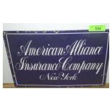 VINTAGE ENAMEL OVER CAST IRON AMERICAN ALLIANCE>>>