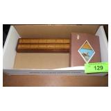 VTG CAMPBELL & CO CRIBBAGE ARD GAME, WOODEN >>>