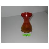 VINTAGE BLENKO? KANAWHA? CRACKLE GLASS AMBERINA>>>