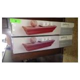 2 NIB 23' WALL SHELVES