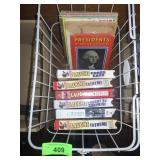 VINTAGE LITTLE GOLDEN BOOKS, ASST. VHS TAPES, ETC
